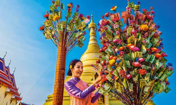 Thailand zum Mitfeiern 20 21 THAILAND ZUM MITFEIERN Feste in Thailand Leben hat in Thailand viel mit der Lebensfreude Sanuk zu tun.