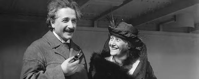 Mittwoch 19.2. 19.30 HINTERGRUND Mileva Einstein mit ihrem Mann Albert 1922 auf einer Kreuzfahrt Zeitfragen.