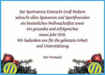 Nr. 25/2017 13 Mecklenburgische Schweiz Rassegeflügelzuchtverein Thürkow und Umgebung e.v. Am 16.12.