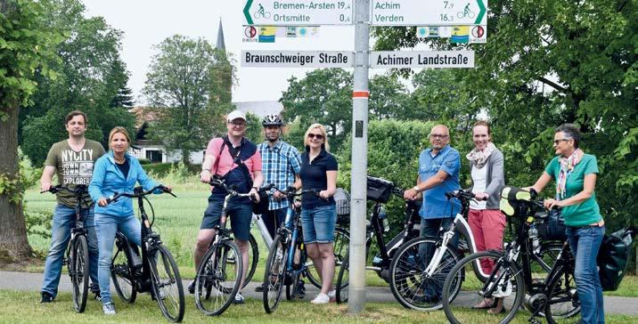 Sehenswürdigkeiten/Aktivitäten n Weser-Radweg Rundtour Verden-Hoya (10.