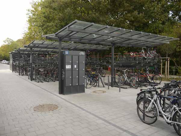 Bike+Ride-Anlage U-Bahn-Haltestelle