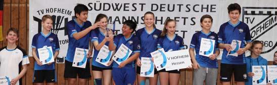Der TV Hofheim. Die Badminton-Abteilung des TV 1860 Hofheim wurde erst 2001 gegründet und startete zunächst mit drei Jugendmannschaften und einer Erwachsenenmannschaft in der untersten Spielklasse.