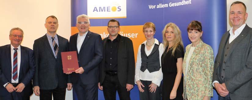 Das AMEOS Klinikum Ueckermünde kann sich über die Förderung eines neuen Sanierungsvorhabens innerhalb des Klinikensembles freuen. Am 6.