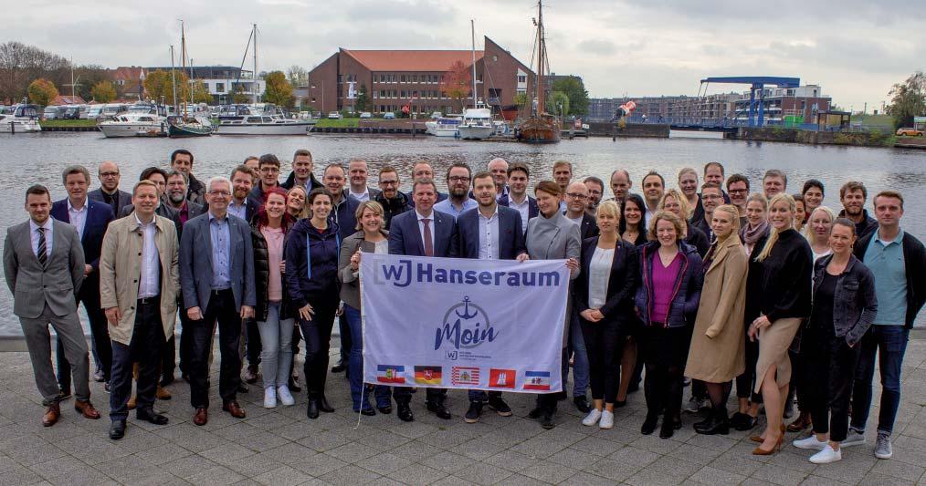 van Buten un Binnen I Wirtschaftsjunioren 44 Wirtschaftsjunioren aus dem gesamten Hanseraum waren in Emden zu Gast.