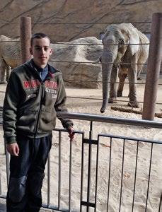 und Benjamin erlebte während seines Praktikums im Opel Zoo in