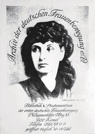 Plakat zur Eröffnung des Archivs der deutschen Frauenbewegung 1984 Wie kam es zur Bestellung einer Frauenbeauftragten an der Gesamthochschule Kassel?