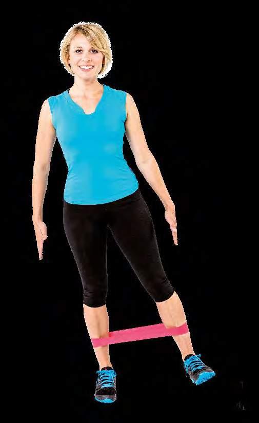 Zuhause fit bleiben PINOFIT® Gymnastikband pink 2m mittlerer Widerstand Pino 
