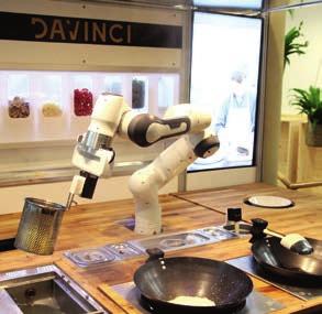 Der Herausforung, das DaVci Kitchen aufbauen, dass solch een Roboter entwickelt baut, haben bei Grün Vick Manuel Ibrahim Elfarawy gestellt. Organisation abdecken.