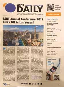 Veranstaltungen I Berichte Resümee der ASNT Herbstkonferenz in Las Vegas Mehr als 2.000 Teilnehmer und Aussteller trafen sich vom 17.-21.