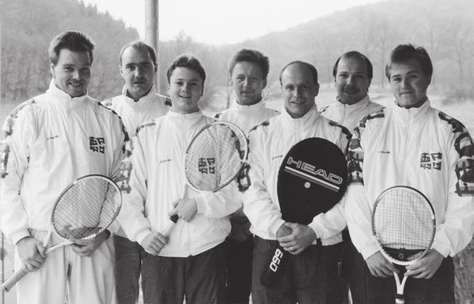 1. Herren-Mannschaft - Meister und Aufstieg in die 1. Kreisklasse 1992; v. l.