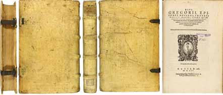 Mäyntz, Bey Balthasar Lippen/ in Verlegung Arnoldi Quentels im Jahr M.DC.XVII [1617]. 20 x 13,5 cm. [32] Bl., 811 S.; 338 S., [1] w. Bl; 306 S., [1] w. Bl. Titelblatt in Rot und Schwarz gedruckt, mit Kupferstich-Titelbordüre.