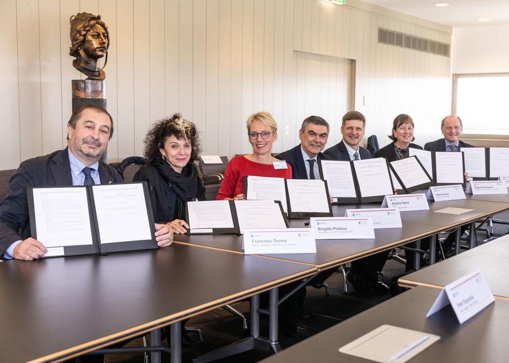 zusammengeschlossen haben und als»europäische Universität«ausgezeichnet worden sind, haben an der TU Darmstadt im Rahmen einer feierlichen Auftaktveranstaltung eine gemeinsame Charta unterzeichnet
