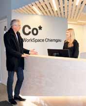 Bürgermeister begrüßt neue Unternehmen im Gewerbegebiet Am Anger Mit einer Idee am Chiemseeufer fing es an, ein Coworking-Space in Bernau anzusiedeln.
