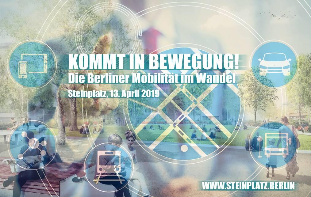 Mobility Talk Berlin - Protokoll anlässlich des 1. MOBILITÄTSTAGS AUF DEM STEINPLATZ VDI/VDE I-T Steinplatz1, 10623 Berlin 12. April 2019, 15:30 Uhr 17:30 Uhr Kommt in Bewegung!