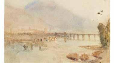darunter Turners vielleicht berühmtestes Werk Regen, Dampf, Geschwindigkeit, das auf so eindrucksvolle Weise die Begeisterung William Turners für wissenschaftliche Erkenntnisse und neue technische