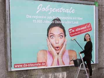 Von den Vereinen 19 Landkreis wirbt auf Großraumplakaten für die Region Jobzentrale offeriert tausende Jobs im Osnabrücker Land Da staunst e!