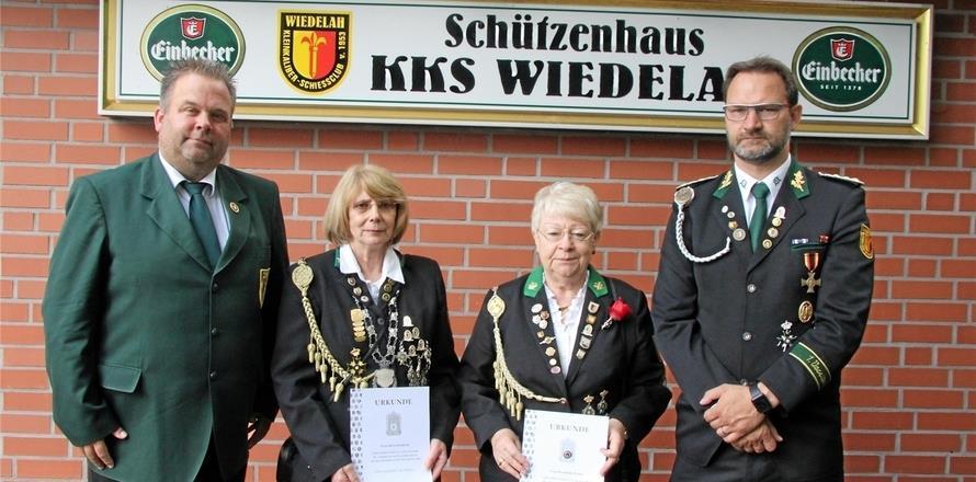 An einem neuen Standort wurde das 66. Schützenfest des Kleinkaliber-Schießclubs (KKS) Wiedelah gefeiert. Bisher wurde mitten im Dorf auf dem Marktplatz gefeiert.