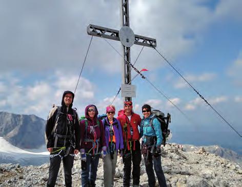 Bergsteigen/ Wandern Aber wir kamen zügig voran und standen bald in 2.995 m Höhe auf dem Gipfel Hohen Dachstein.