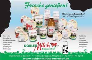 Kurs 21 Führung durch den Dobler Milchbauernhof Treffpunkt Verwaltung Freitag, 15. Mai 2020 15 bis ungefähr 19 Uhr Vor den Toren Stuttgarts mitten im Langen Feld liegt der Dobler Milchbauernhof.
