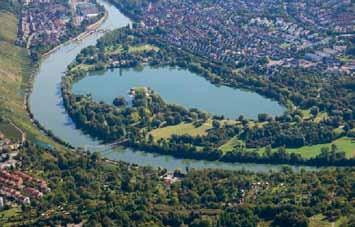 Wanderung rund um den Max-Eyth-See Kurs 22 Der Max-Eyth-See ist ein künstlich angelegter See direkt am Neckar zwischen Münster und Hofen. Er entstand aus einer ehemaligen Kiesgrube.