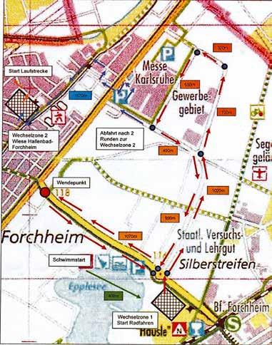 Seite 12 Nr. 28/2018 Verkehrsbehinderungen durch Triathlon am 15.07.2018 in Rheinstetten-Forchheim Die Sportfreunde Forchheim 1911 e.v. veranstalten am 15. Juli 2018 von 10-12 Uhr den 13.