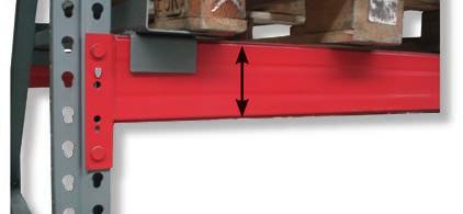 Palettenauszüge für Palettenregal bis 1000 kg / Fach Viel Flexibilität dank Etagen-Schubfach Bitte beachten Sie die Standard Traversen-Abstände in den Tabellen!