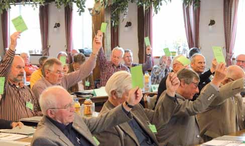LANDES OURNAL Niedersachsen J Landesseniorenkonferenz Erfahrung gestaltet Zukunft Die Senioren der GdP wählten am 11. und 12.