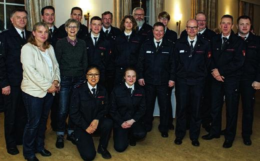 10 Jahresrückblick bei der Queller Feuerwehr Am 25. Januar trafen sich die Kameraden der Queller Feuerwehr zur Jahreshauptversammlung im Hotel Büscher.