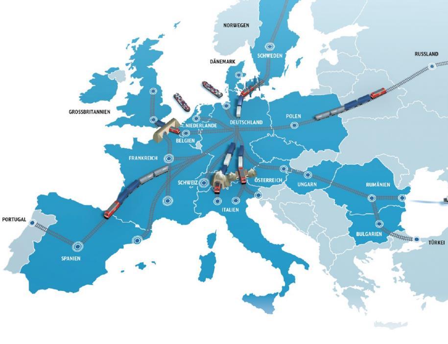 Baut auf ein starkes DB Cargo Netzwerk in Europa Mit eigenen Produktionsunternehmen und Partnern europaweit vertreten Ihr Netzwerkvorteil Eigene Produktionspräsenz in 15 Ländern Durchgängige