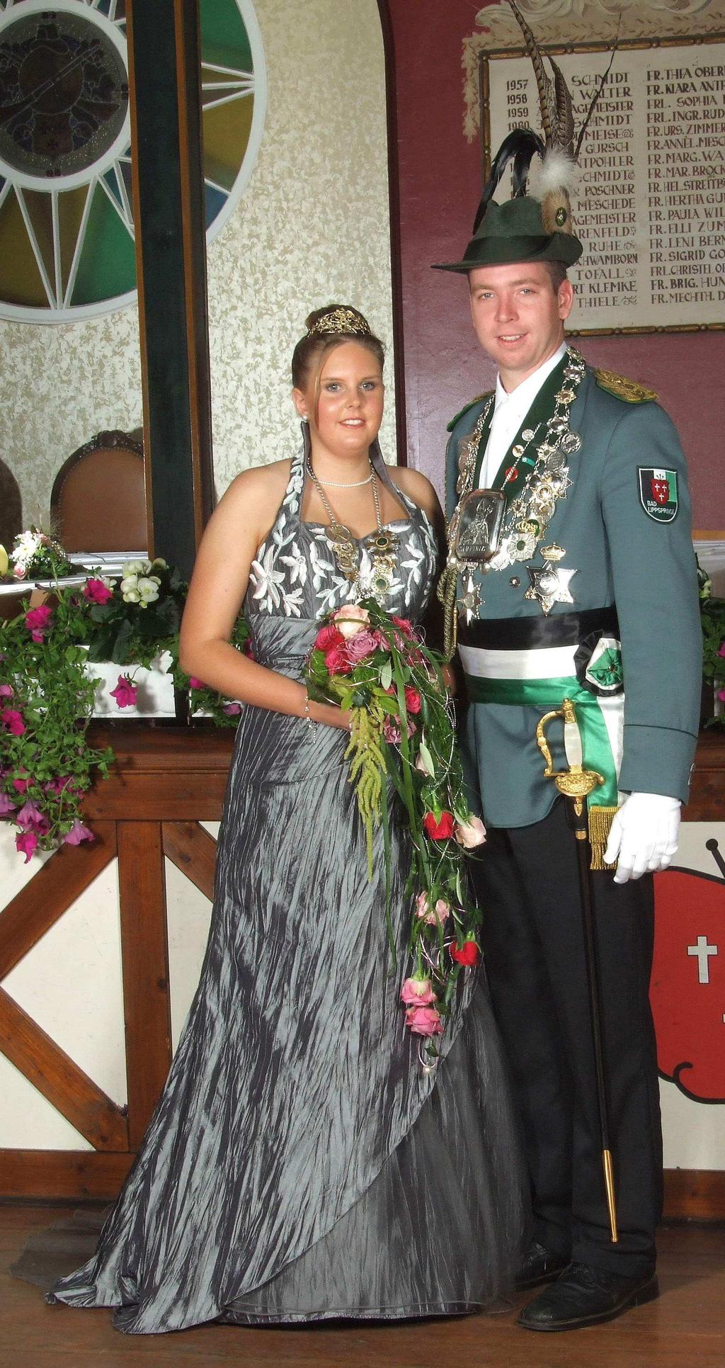 Das Königspaar 2008: