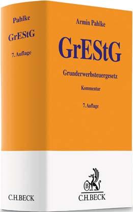 FÜR PRAKTIKER Aktuelles Steuerrecht Herbst 2019 Pahlke Grunderwerbsteuergesetz Rund 800 Seiten. In Leinen ca. 105, ISBN 978-3-406-74367-2 Neu im Dezember 2019 beck-shop.