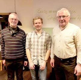 Obmann Alexander Stumpf verabschiedete unseren ehemaligen Obmann Stv. und Ehrenmitglied Hannes Pöll, sowie unseren Posaunisten Rudi Moser in die Musikpension.