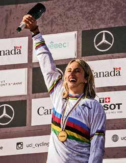 Im September holte sich die 27-Jährige aus Reims zum zweiten Mal den Titel im Cross-Country im kanadischen Mont Sainte-Anne.