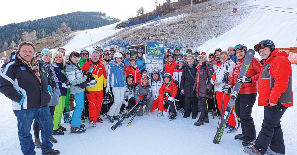 VERANSTALTUNGEN RÜCKBLICK Wenn die Musi spielt - Schitage Bereits zum dritten Mal fand von 13. bis 17. Jänner die Winter Musi Ski-Woche statt.