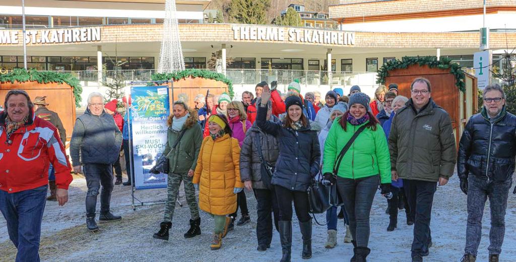 REPORTAGE Gemeinsamer Treffpunkt für Wanderer und Schifahrer war am Montag bei der Maibrunnhütte, am Dienstag in