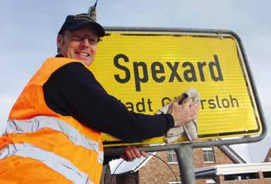 Spexard sammelt Müll Aktion am Samstag, 21. März Der Ortsteil Spexard putzt sich am 21. März wieder raus. Organisator Dirk Fortenbacher fängt schon mal an.