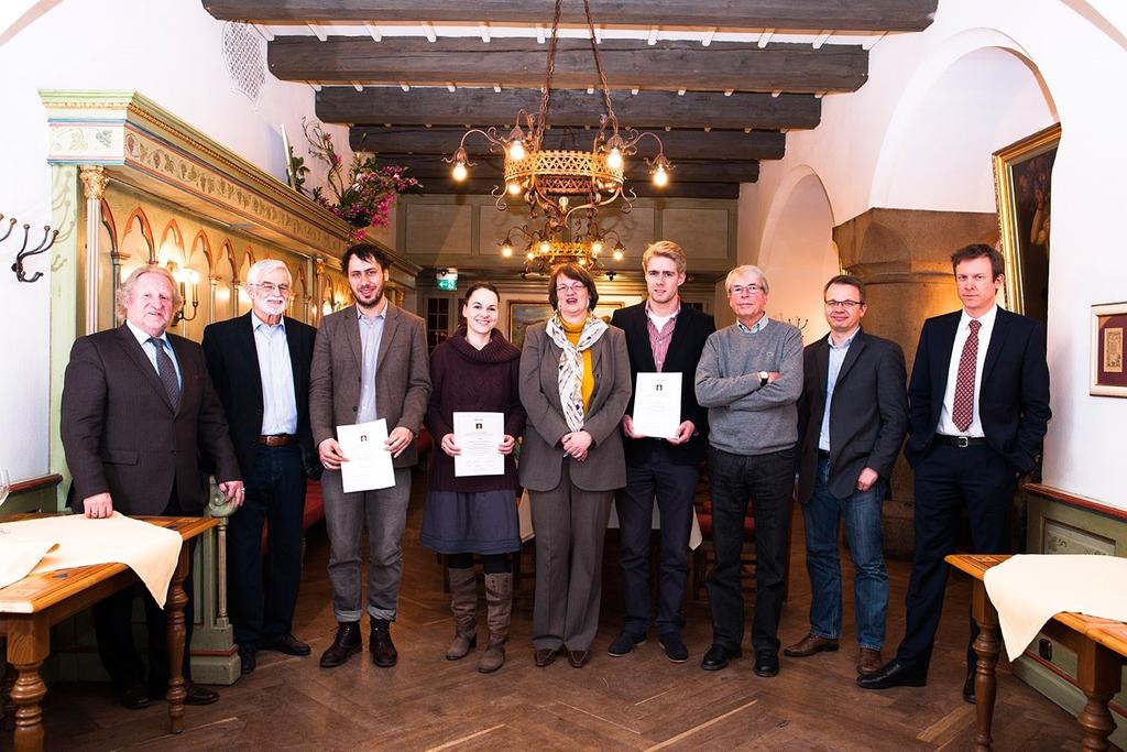 Preis, Bürgermeisterin Christine Strobl (Jury), Katrin Freiburghaus (Freie Journalistin/Süddeutsche Zeitung), Marco Maurer (Freier Journalist/DIE ZEIT) 1.