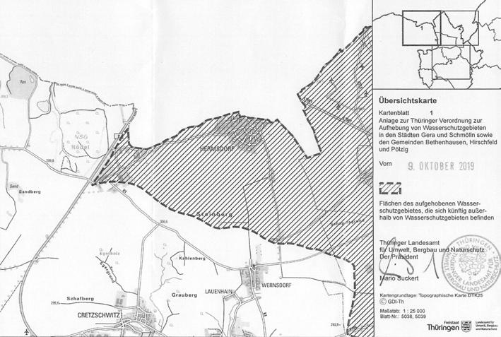 Ausgabe 02-21.02.2020 - Seite 6 - Artikel 1 Der Beschluss des Kreistages Gera-Land über die Bestätigung von Wasserschutzzonen vom 7. September 1977, Nr.