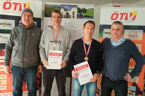 ÖTV Senioren-Hallenmeisterschaften: Zwei Burgenländer erfolgreich Österreichs Spitzenspieler der Seniorenklassen matchten im Colony Competition Club in Wien um die begehrten Titel.