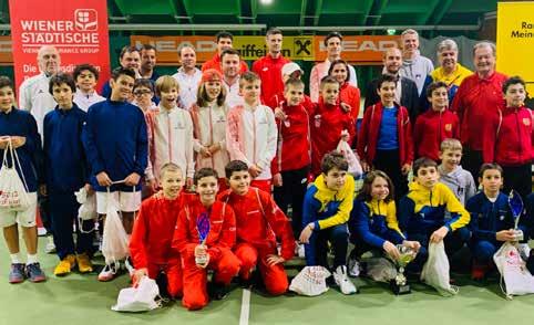 Europameisterschaften der Nationen Europas beste Tennis-Burschen U12 im Tennis- und Sportcenter Habeler- Knotzer in Neudörfl.