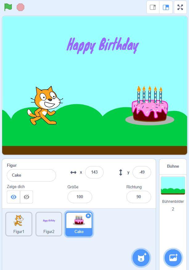 Geburtstagskarte Mit Scratch Pdf Kostenfreier Download