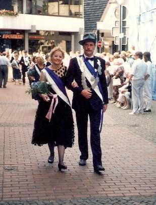Klaus Albers mit Königin Martina