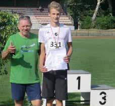 Landesmeisterschaft U18 sowie Männer / Frauen Leichtathletik Fabian Breeck gewinnt auch in der neuen Altersklasse den Landesmeistertitel Bronzemedaille für Jannik Seelhöfer auf ungewohnter Strecke