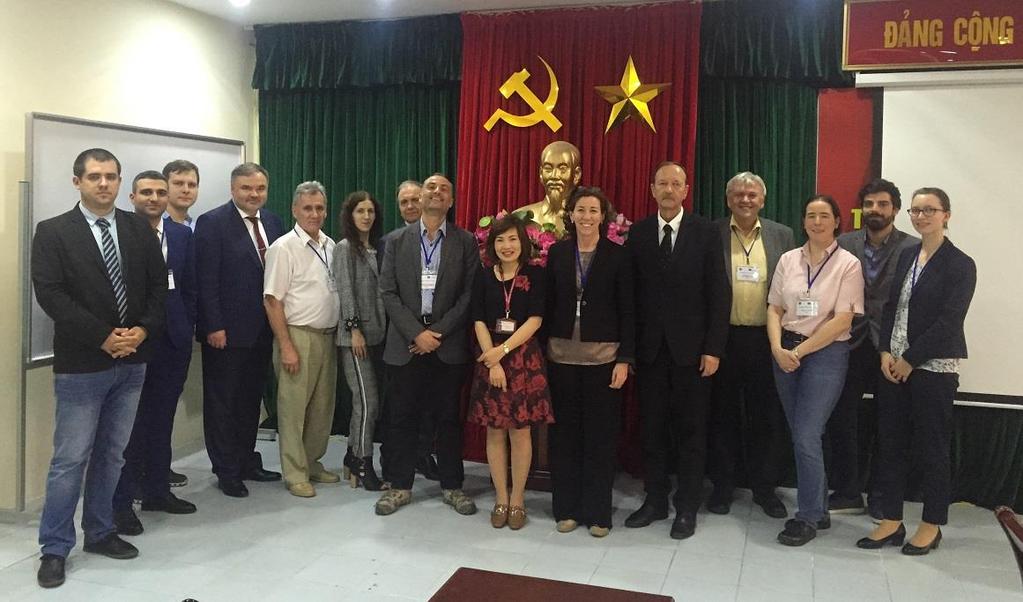 08. März 2019 Workshop in Vietnam zum Lehr-Projekt Mineral Das Projekt Mineral bringt im Rahmen eines ERASMUS+ Projektes neun Universitäten aus fünf Ländern zusammen.
