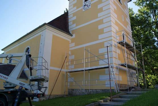 Berichte, Termine / Niedernondorf Renovierung der Pfarrkirche Es begann am 20.