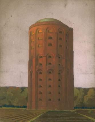 1906 nahm Poelzig an einem öffentlichen Wettbewerb für drei Wassertürme in Hamburg teil und beschäftigte sich das erste Mal mit dem Thema Industriebau.
