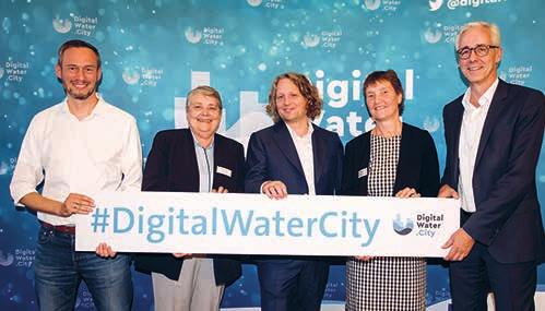 Unter der Leitung des Kompetenzzentrums Wasser Berlin (KWB) untersuchen 24 Partner aus 10 europäischen Ländern neue Anwendungsmöglichkeiten von digitalen Lösungen im Wassersektor.