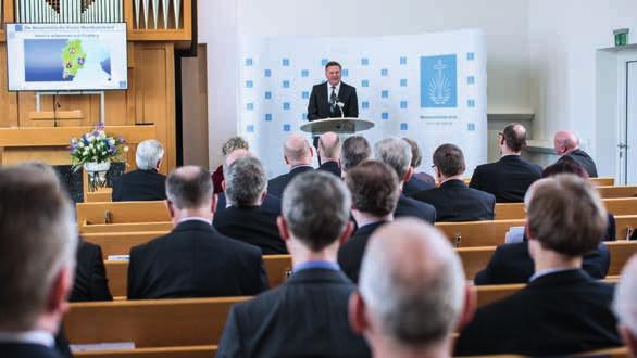 Empfang zur Gründung der Neuapostolischen Kirche Westdeutschland Vertreter der Kirchen und der Politik folgten am 5.