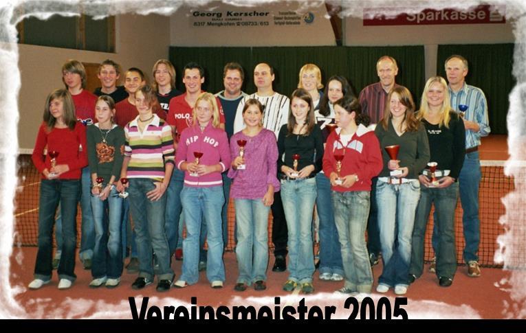 Vereinsmeisterschaften 2006 Für die Meisterschaften 2006 werden voraussichtlich Einzel für Damen, Juniorinnen, Mädchen, Herren, Junioren, Knaben und