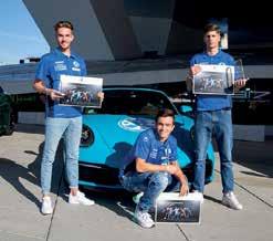 KICKERS NEWS Kickers Jugendspieler erhalten Turbo Award Im Rahmen der Nachwuchsförderung Turbo für Talente ehrte Porsche im Porsche Museum zwölf junge Sportler aus der Region für außergewöhnliche